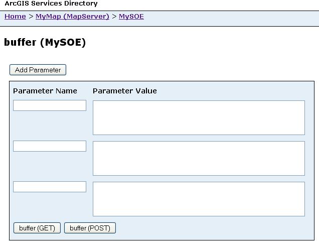 Extension—Operation without specified parameters